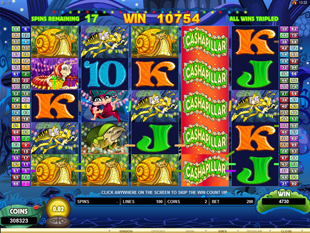 Cashapillar Slot Free Spins