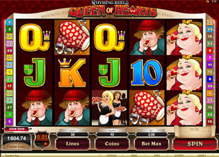 Rhyming Reels: Queen of Hearts slot presents