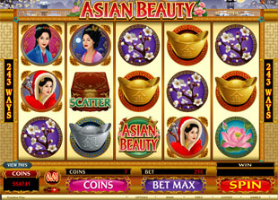 Asian Beauty slot presents