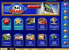 All Slots Casino Lobby
