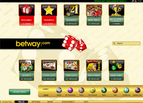 Betway Casino Lobby