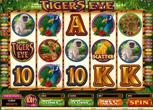 Tiger's Eye Slot Machine