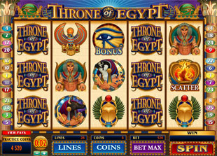 Throne of Egypt Slot Machine