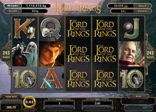 Lord of the Rings Slot Machine