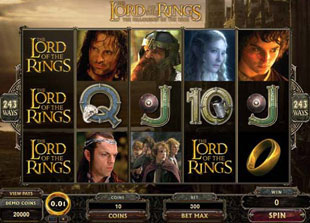 Lord of the Rings Slot Bonus Feature
