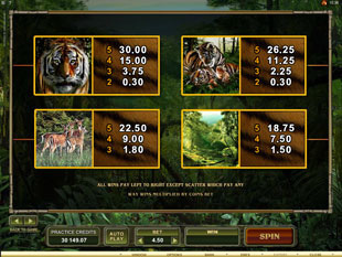 Untamed - Bengal Tiger Slots Payout