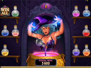 Lucky Witch Slot Bonus Game